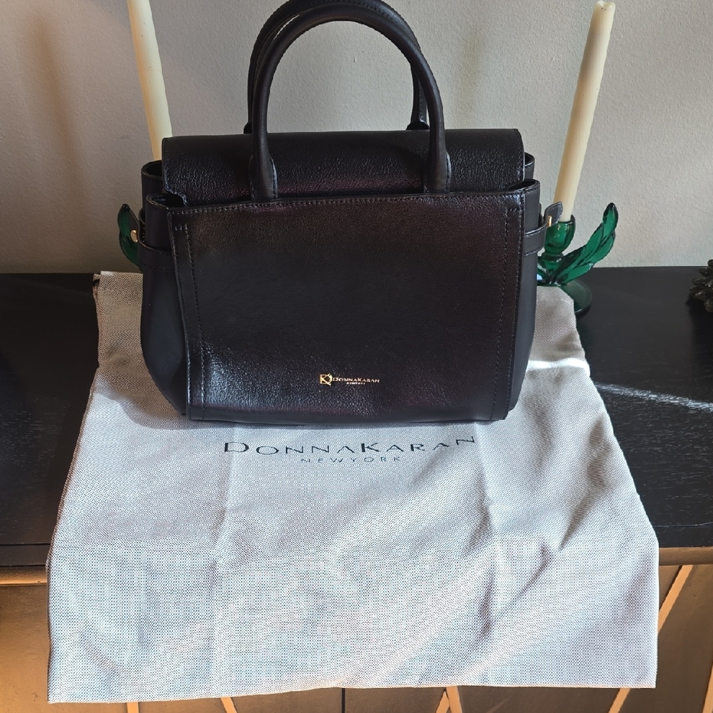 NWOT Donna Karan Rosyln Black Satchel